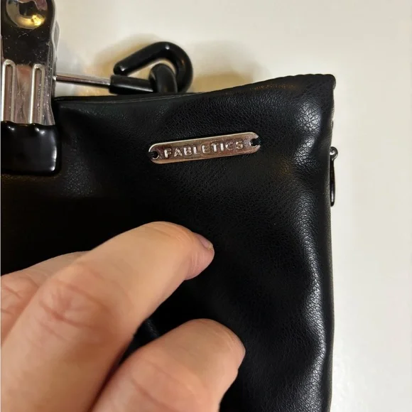 Fabletics Black Faux Leather Mini Skirt XL - Picture 3 of 10